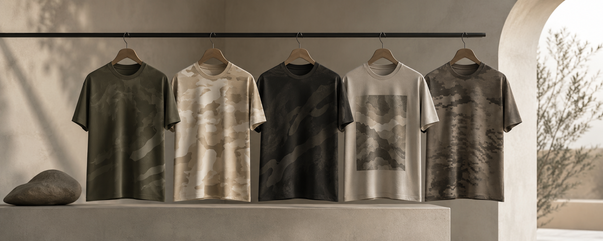 Camo Graphic T-Shirts
