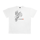 Graphic T-shirt / Bike Front Wheel Lifted