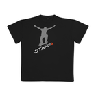 Graphic T-shirt / Man Skateboarding Flip