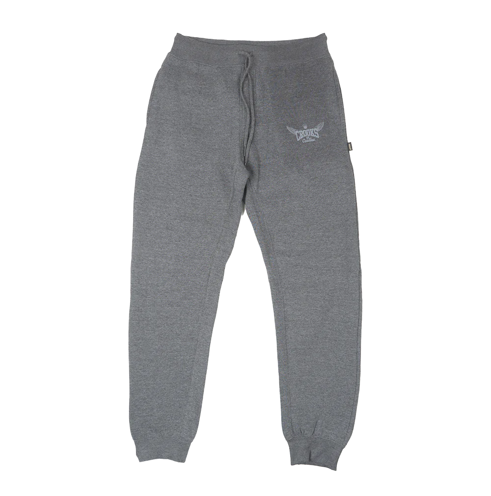 Crooks & Castles Logo Sweatpant Joggers Charcoal