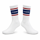 Crew Socks with Stripes and STANDSO Logo