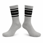 Crew Socks with Stripes and STANDSO Logo