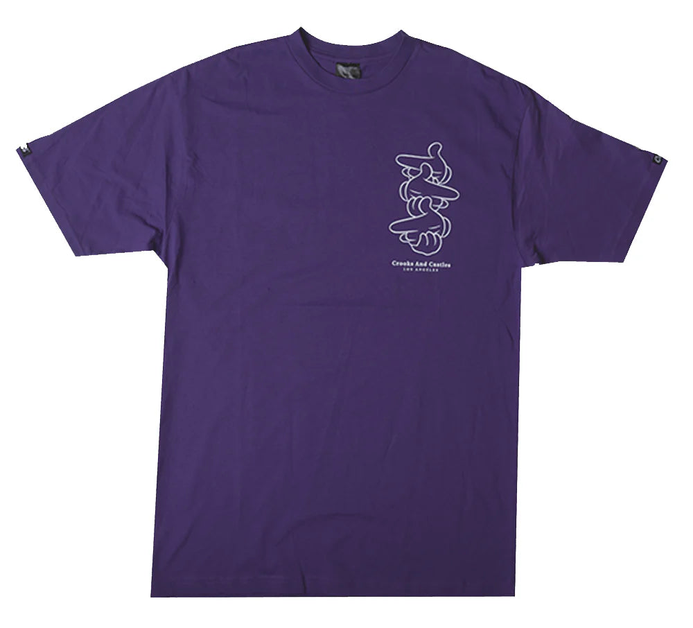 Crooks & Castles Graphic T-Shirt Purple