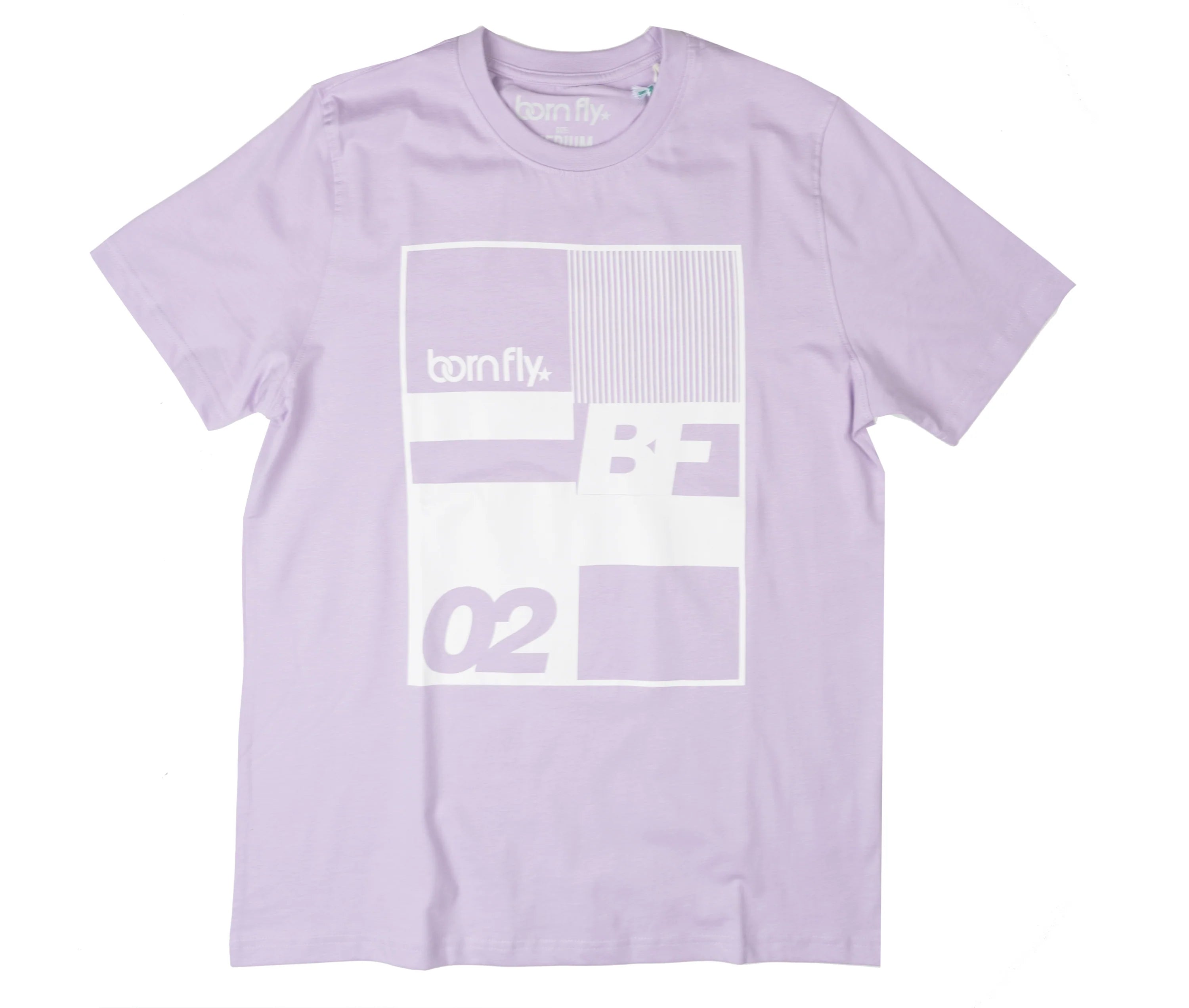 Born Fly Box Logo T-Shirt Orchid